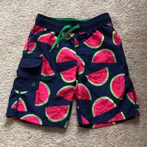 BOYS WATERMELON SWIM SHORTS